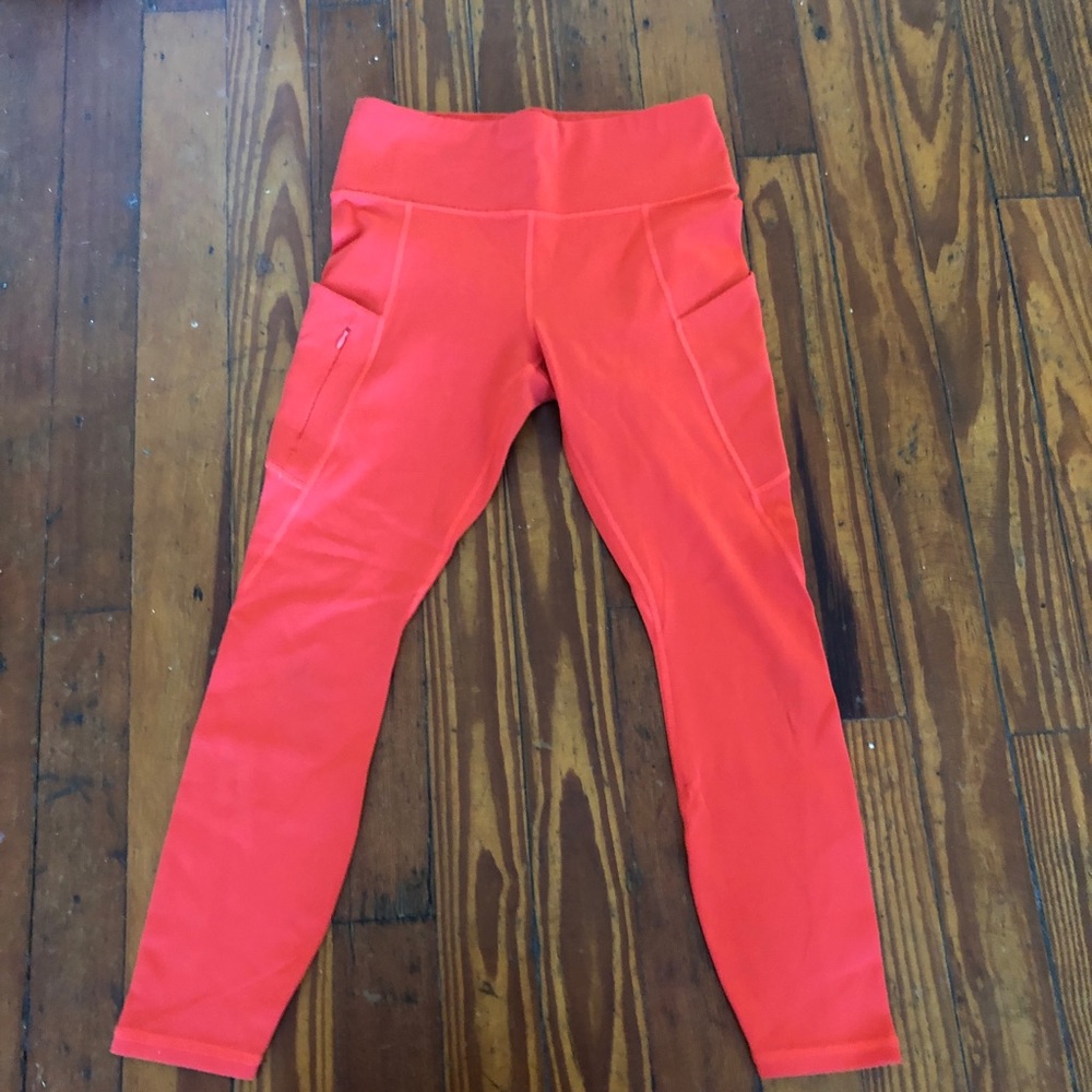 Orange Athleta All in Tight